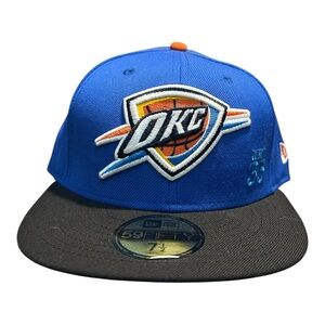 New Era Blue and Black OKC Cap new